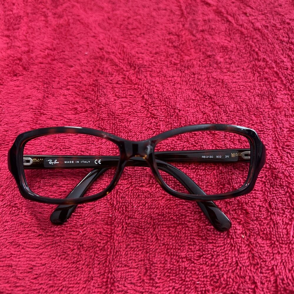 Ray-Ban RB2130 902 3N Sunglasses Brown Tortoise Cat Eye FRAME ONLY 004
